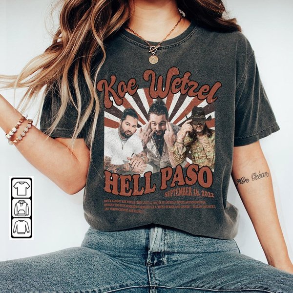 Koe Wetzel Merch Music Shirt-image