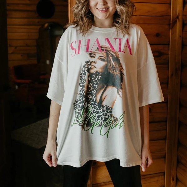 Shania Twain Let's Go Girls Unisex T-Shirt, Shania Twain Vintage Style-image