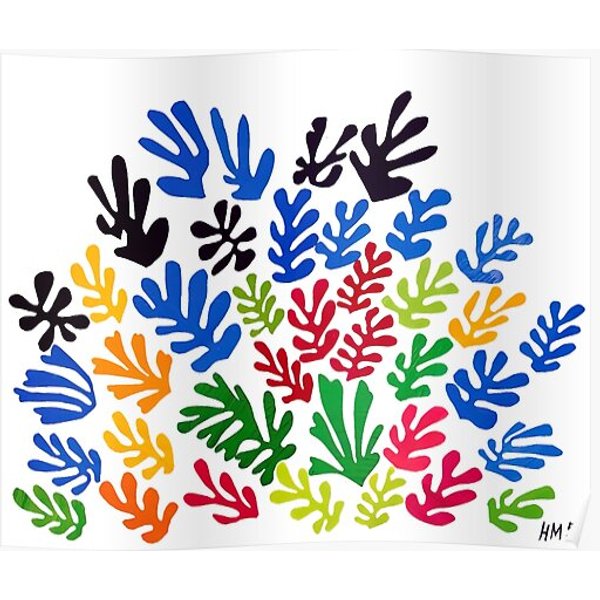 Henri Matisse - The Sheaf (La Gerbe) Premium Matte Vertical Poster-image
