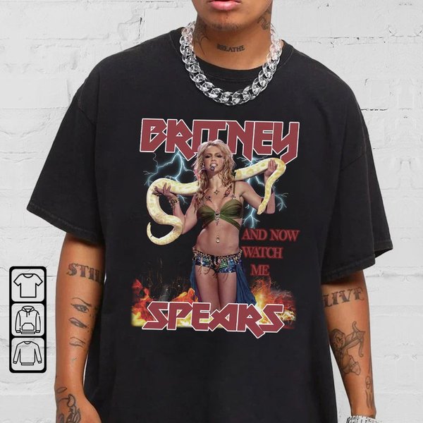 Britney Spears Shirt, Britney Spears Vintage Bootleg Shirt-image