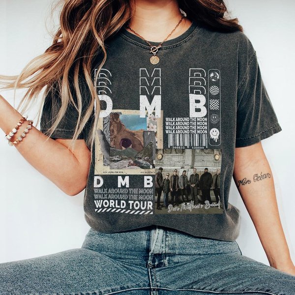 Dave Matthews Band Music Shirt, Vintage Dmb 2023 North American Tour-image