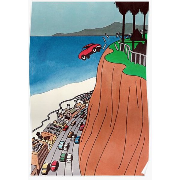 The Car Fall Ken Price Premium Matte Vertical Poster-image