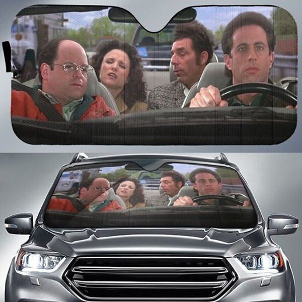 Seinfeld Car Sunshade Funny Sun Protection, Series Sunshade-image