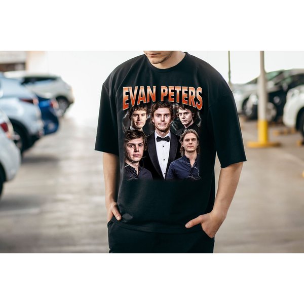 Evan Peters Shirt, Limited Evan Peters Vintage T-Shirt-image