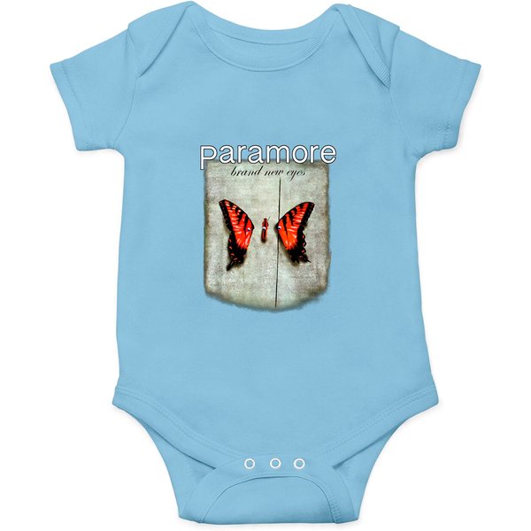 Vintage Paramore Band New Eyes Onesies, Rock Band Onesies