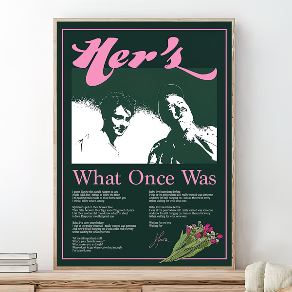 Her's Band Poster, Wall Art