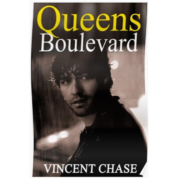 "Queens Boulevard" Poster Design Premium Matte Vertical Poster-image