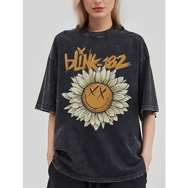 Blink182 The World Tour 2023 T-Shirt, Blink Smile 182 Shirt, B182 Lyric Album Song, B182 Merch-image