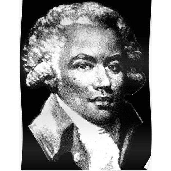 Chevalier De Saint-Georges - The First Black Composer Premium Matte Vertical Poster-image