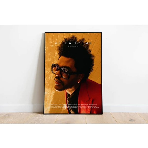 Weeknds After Hours Album Poster-image