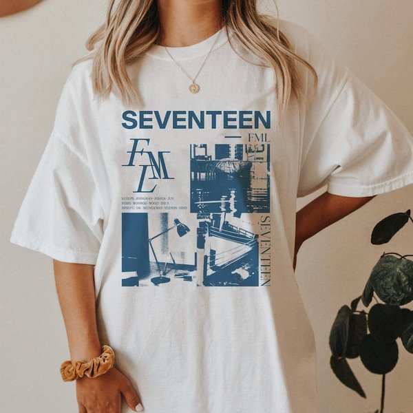 Vintage Seventeen Shirt. Seventeen Album Shirt. Seventeen Be The Sun-image