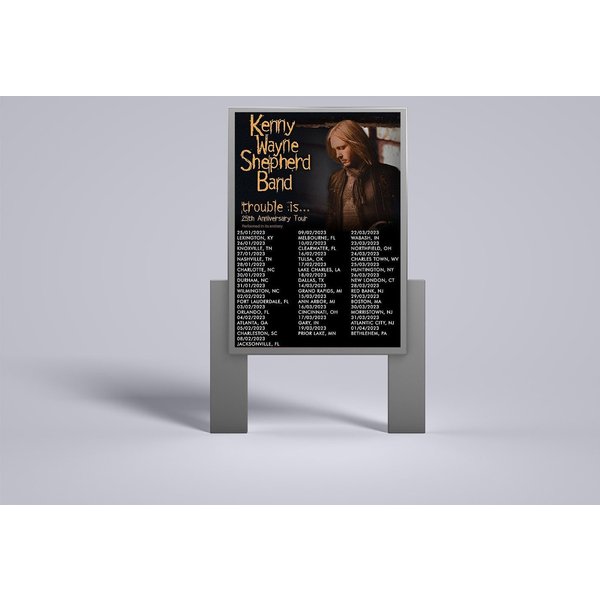 Kenny Wayne Shepherd Band Trouble Is 25Th Anniversary Tour Poster-image