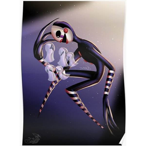 Puppet (Fnaf Fan Art) Premium Matte Vertical Poster-image