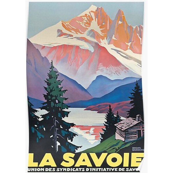 La Savoie Vintage Premium Matte Vertical Poster-image