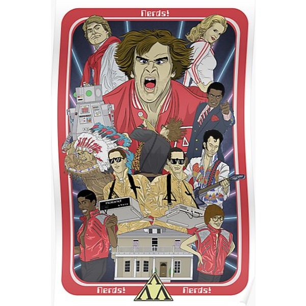 Tri Lamb Talent - Revenge Of The Nerds Premium Matte Vertical Poster-image