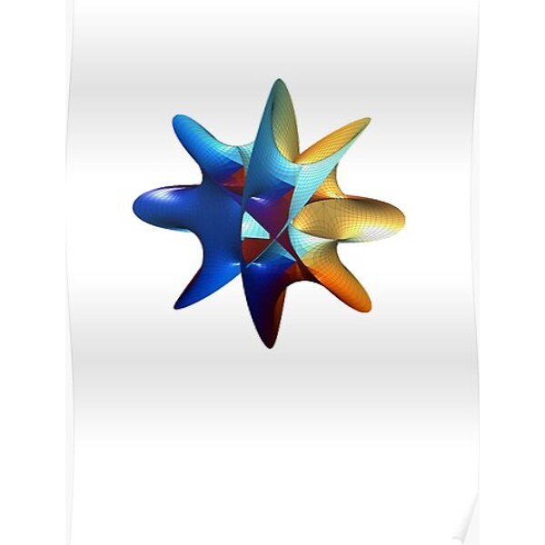 Calabi Yau Manifold Premium Matte Vertical Poster-image