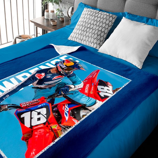 Jett Lawrence Racer X Baby Blankets