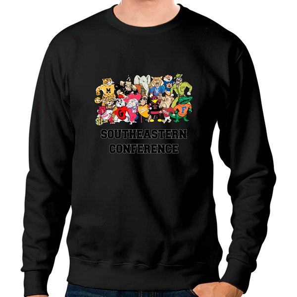Sec Sweatshirts, College Football Sweatshirts, Southeastern Conference Sweatshirts Football Team-image