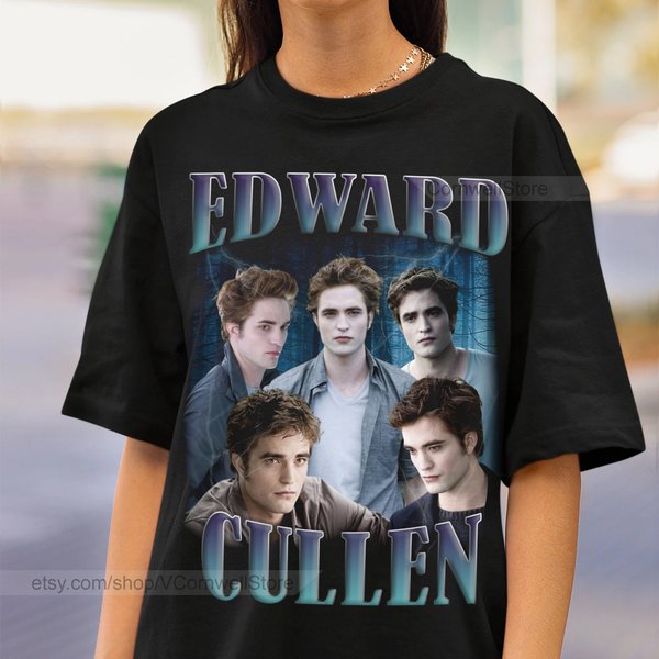 Edward Cullen Vintage 90S Bootleg Classic Graphic Tshirt-image