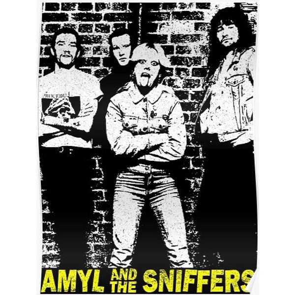 Amyl And The Sniffers Punk Rock Premium Matte Vertical Poster-image