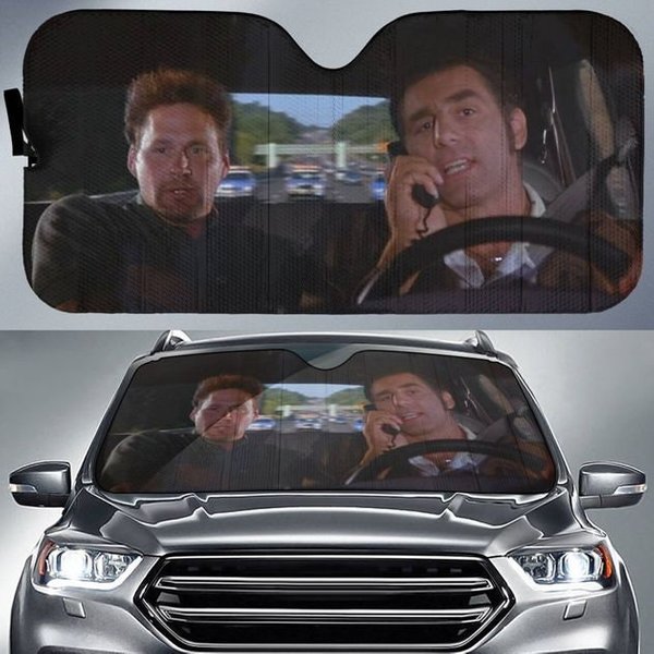 Seinfeld Funny Driving Car Auto Sun Shades-image