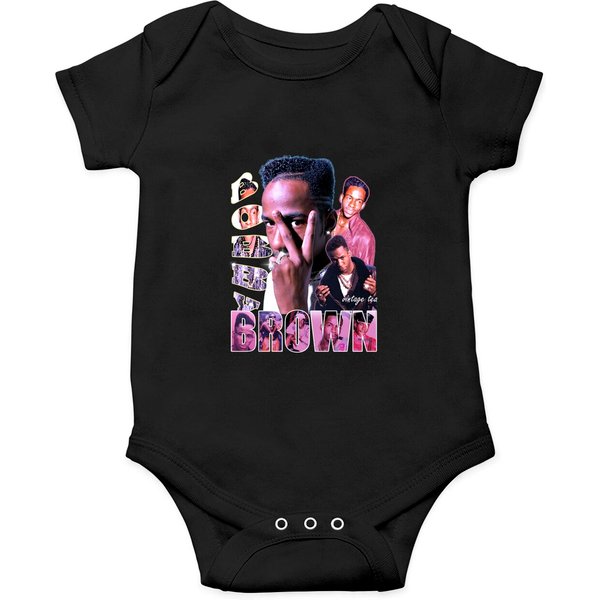 Bobby Brown Singer Vintage Gift For Fan Onesies-image