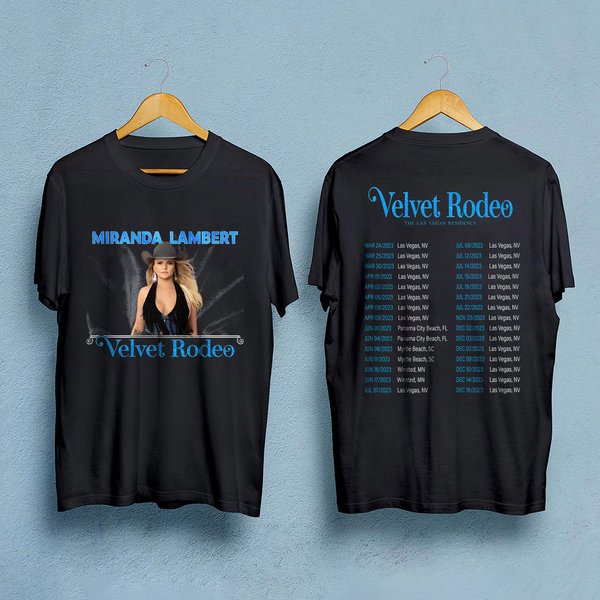 Miranda Lambert Velvet Rodeo 2023 Tour Shirt-image