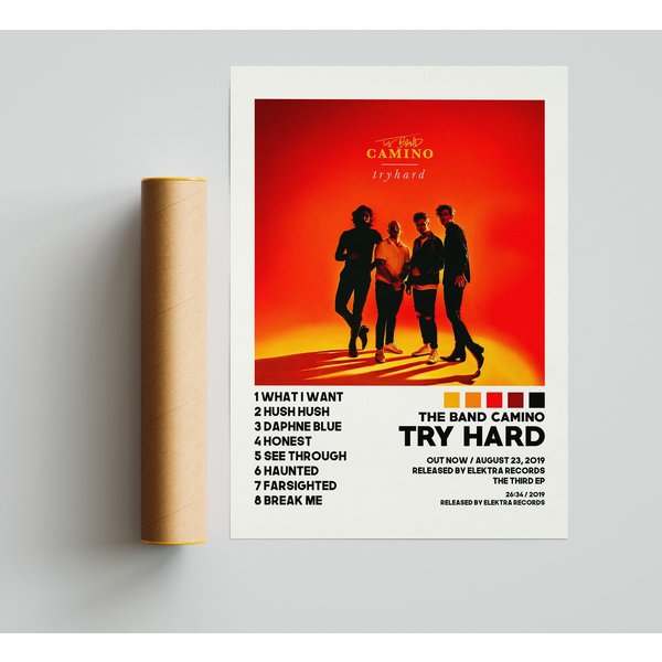 The Band Camino Posters / Try Hard Poster / Album Cover Poster-image