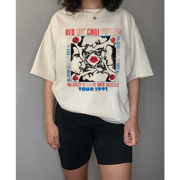 Red Hot Chili Peppers 90S Vintage T-Shirt-image