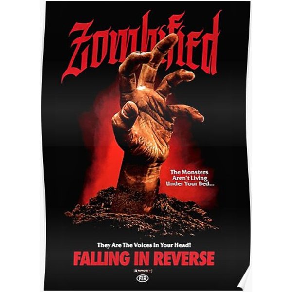 Zombified Falling In Reverse Premium Matte Vertical Poster-image