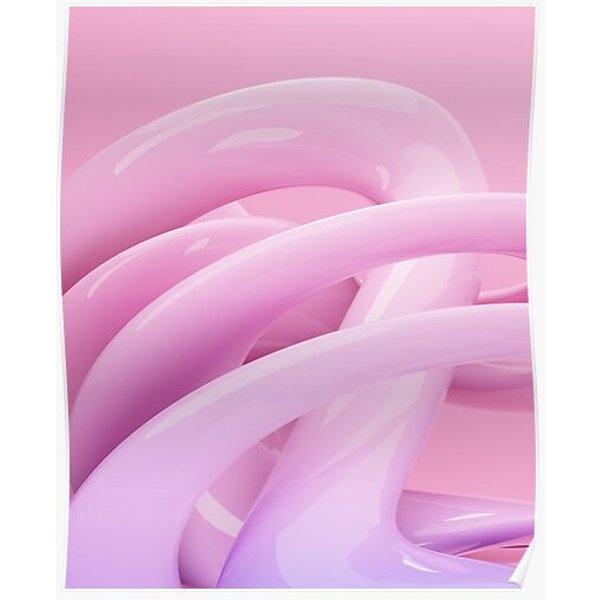 Pink Lines Premium Matte Vertical Poster-image