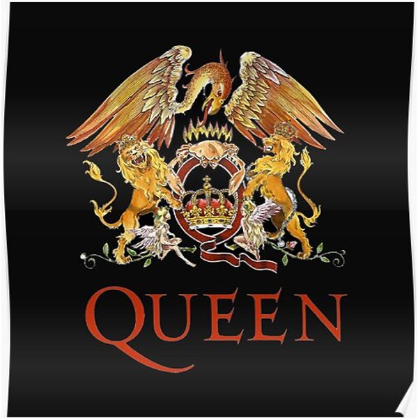 Queen Logo Favorite Premium Matte Vertical Poster-image