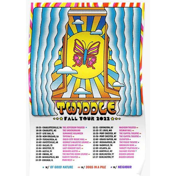 Concert Twiddle Fall Tour 2022 Premium Matte Vertical Poster-image