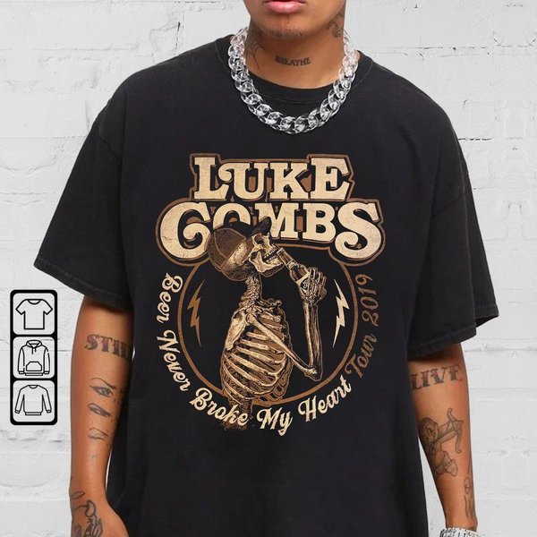 Lukee Comb Shirt, My Heart Luke Comb Tour Unisex Shirt,-image