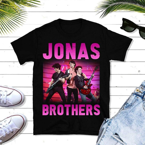 Jonas Brothers Vintage T-Shirt, Jonas Brothers Five Albums One Night The Tour 2023 Shirt-image