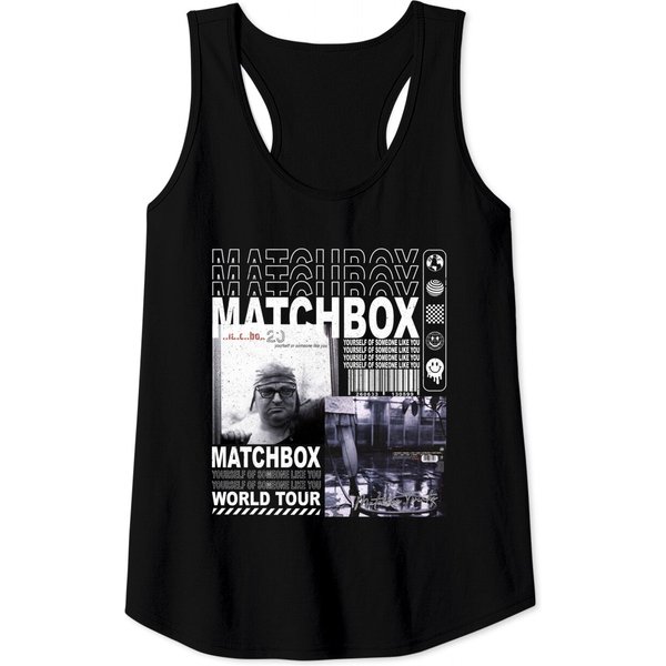 Matchbox Twenty Music Tank Tops, Vintage Matchbox 20 Summer 2023-image