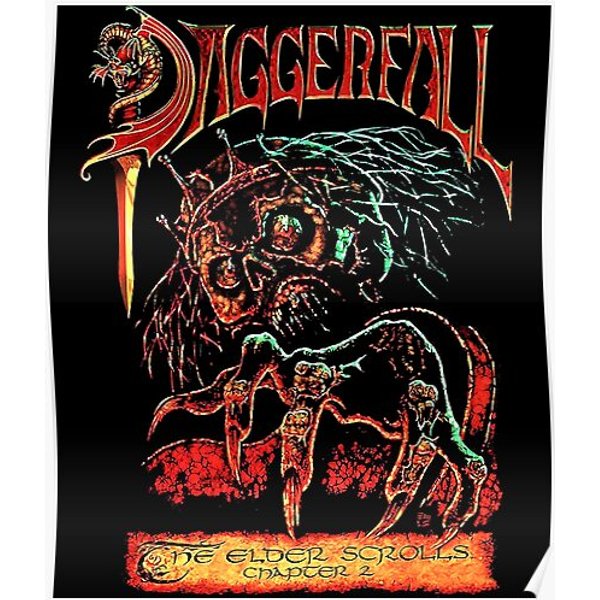 Official Merchandise Of Daggerfall Premium Matte Vertical Poster-image