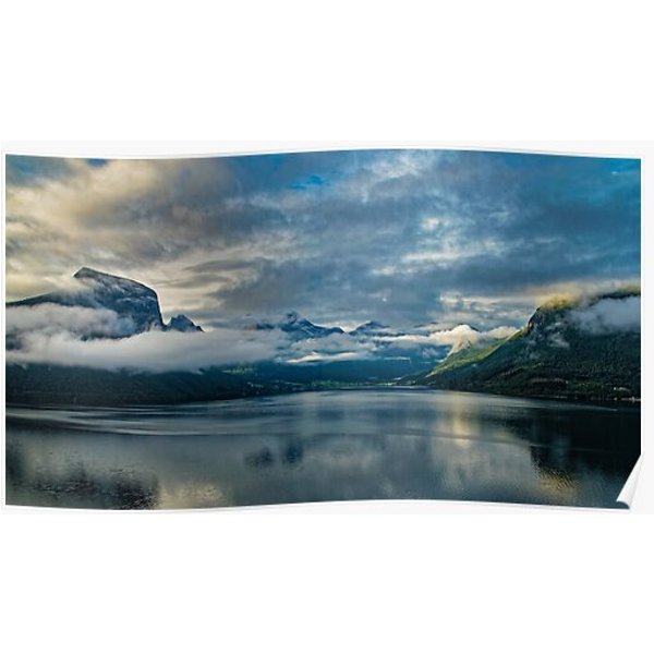Andalsnes, Norway Premium Matte Vertical Poster-image