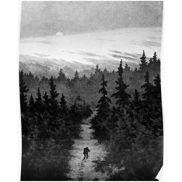 Into The Woods - Theodor Kittelsen Premium Matte Vertical Poster-image