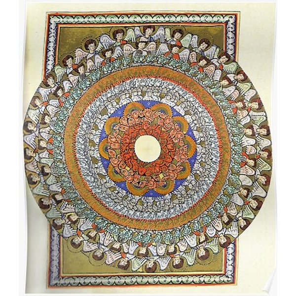 Angels By Hildegard Von Bingen Premium Matte Vertical Poster-image