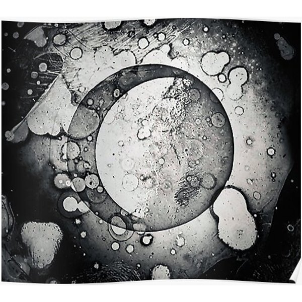 John William Draper's "The Moon" Circa 1840 Premium Matte Vertical Poster-image