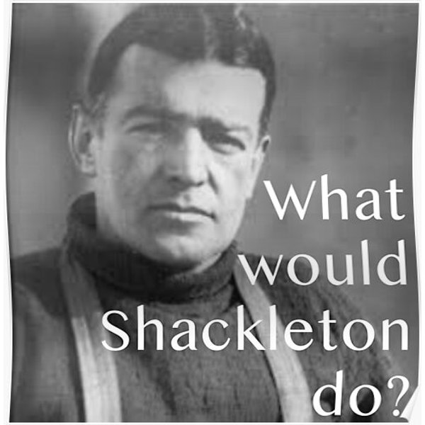 What Would Shackleton Do? Ernest Shackleton Premium Matte Vertical Poster-image