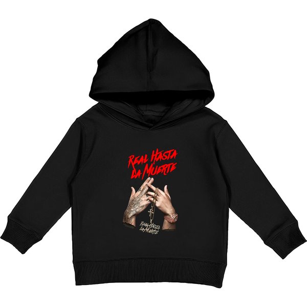 Anuel Aa Real Hasta La Muerte Kids Pullover Hoodies-image