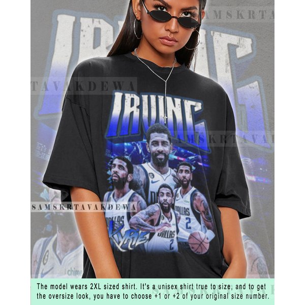 Kyrie Irving Shirt Professional Athlete Basketball Championship T-Shirt Vintage-image