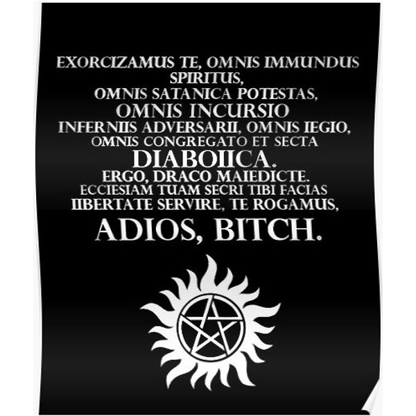 Supernatural Exorcism Premium Matte Vertical Poster-image