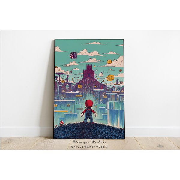 Mario Bros Gifts Nintendo Wall Poster-image