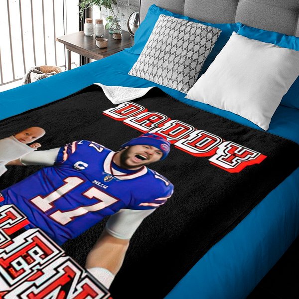 Daddy Allen Josh Allen Bills Baby Blankets