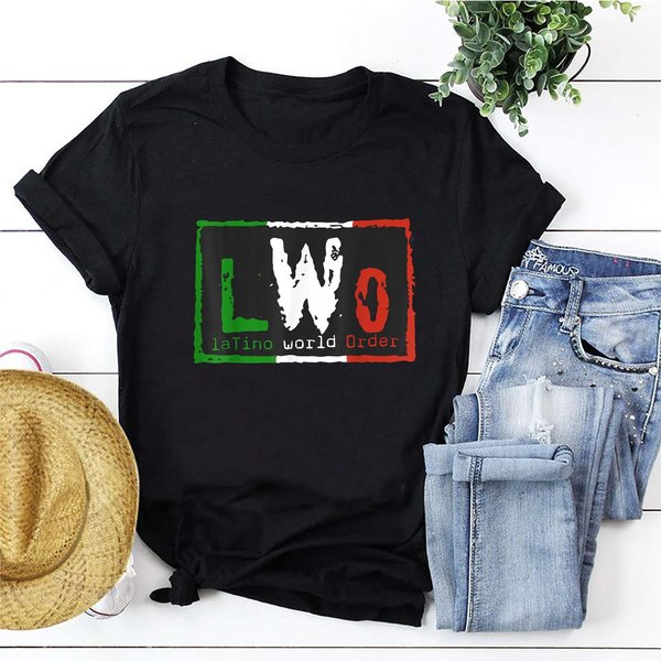 Wrestling Shirt, Lwo Latino World Order T-Shirt-image