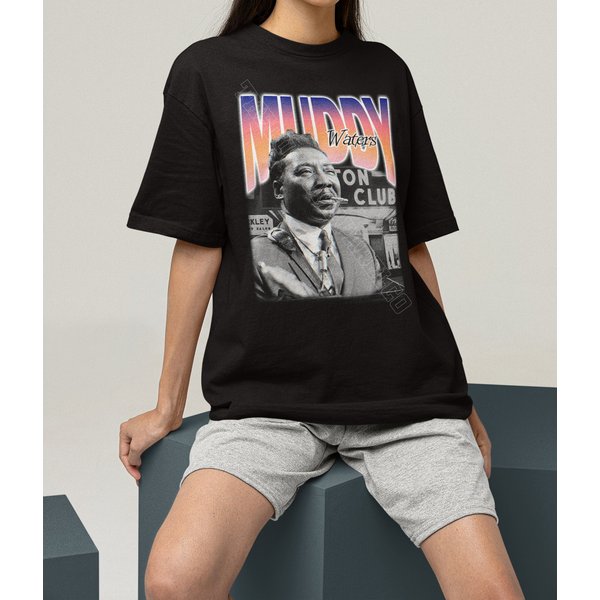 Muddy Waters | Legendary And Influential Chicago Blues Musician T-Shirt-image