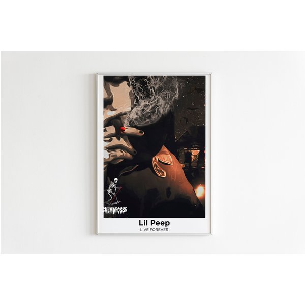 Lil Peep - Live Forever Album Poster-image